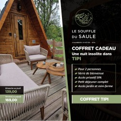 Coffret Tipi - Nuit insolite et SPA en Moselle - Alsace - Sarrebourg