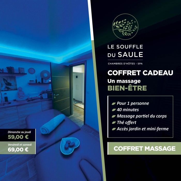 Coffret cadeau massage bien-être en Moselle Alsace