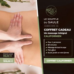 Coffret cadeau massage Californien Suédois en Moselle Alsace